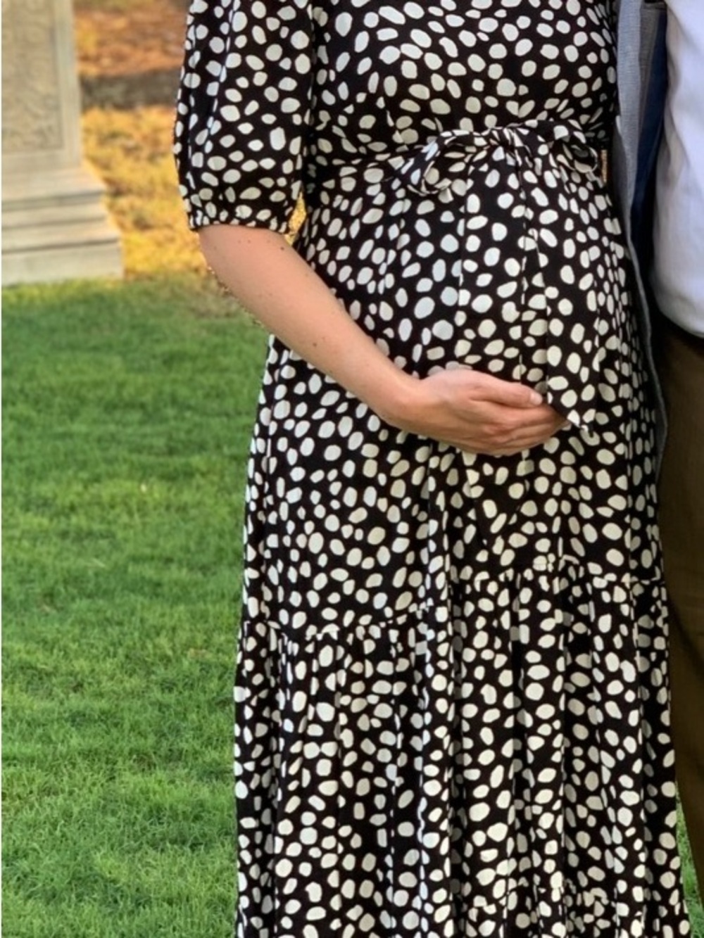 Ann Taylor Black and White Polka Dot Dress